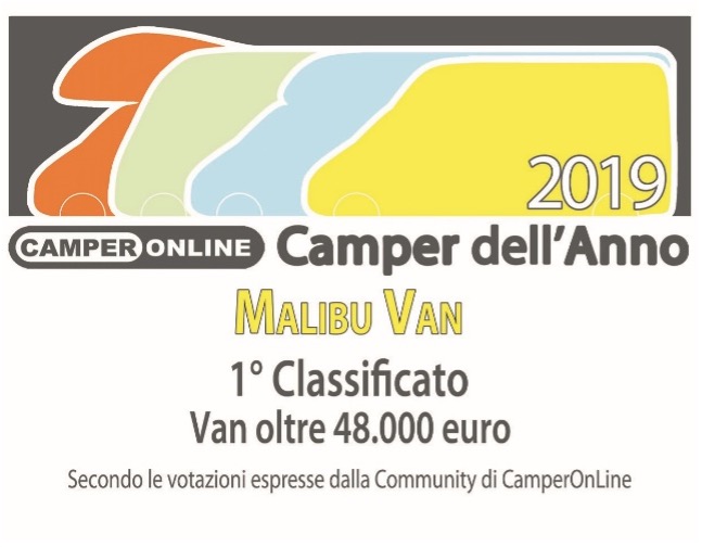 CamperOnLine Camper dell'Anno 2019