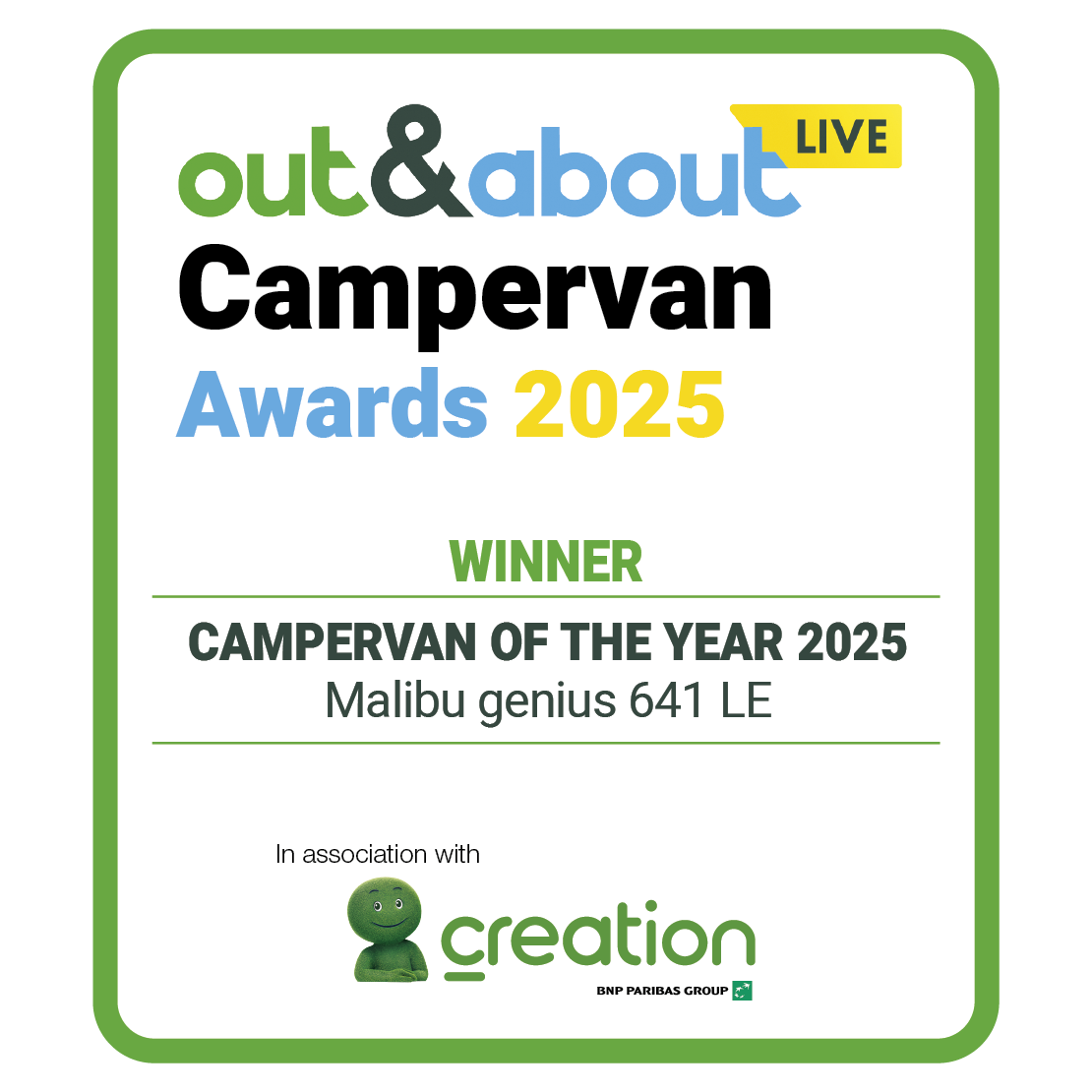 Out & About Campervan of the Year 2025